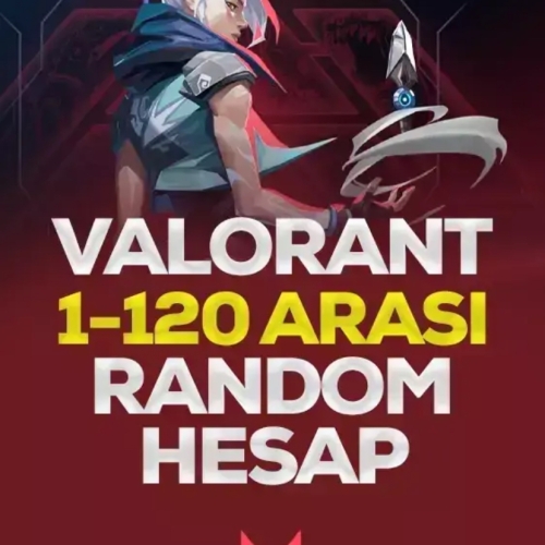  Valorant 1-120 Skinli random Hesap