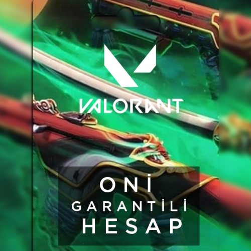  Valorant Oni Vandal Garantili TR Random Hesap