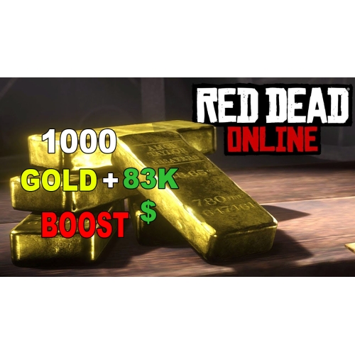  1000 GOLD + 83K $ DOLAR RDR 2 ONLİNE BOOST