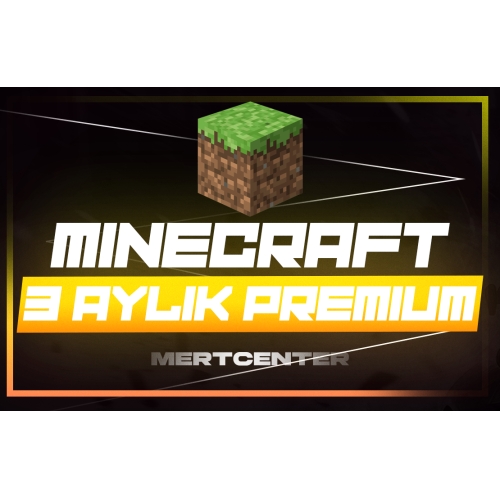  ⭐MİNECRAFT 3 AYLIK PREMİUM GARANTİLİ⭐