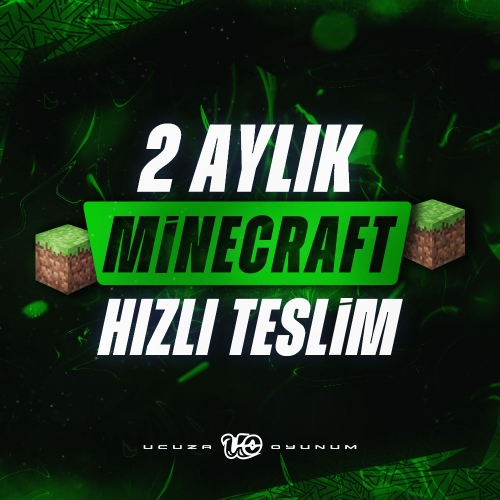  Hızlı Teslim - 2 Aylık Minecraft Premium