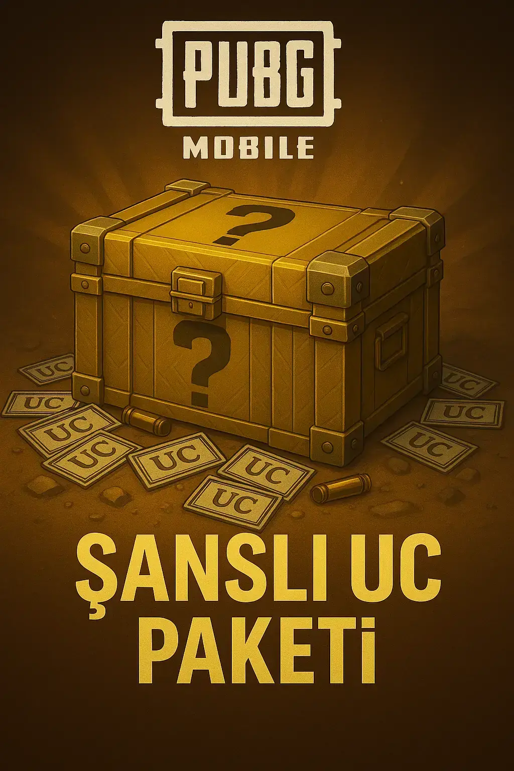 PUBG MOBİLE ŞANS UC PAKETİ
