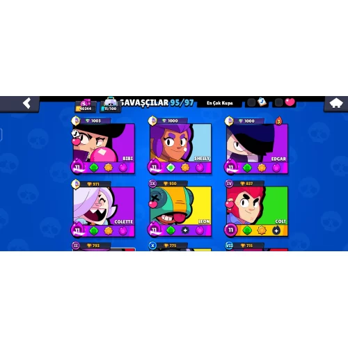  Brawl stars hesap