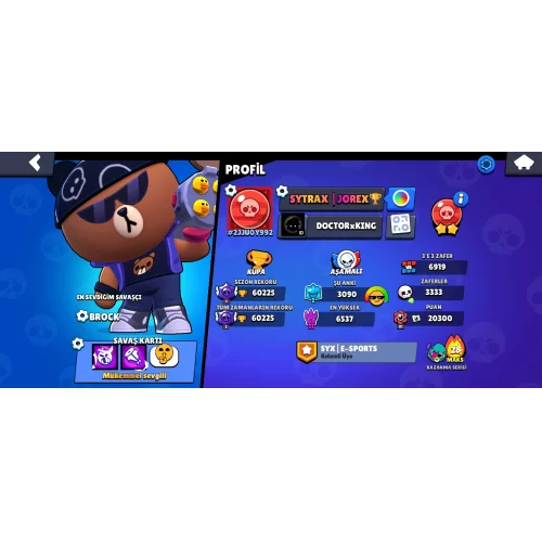  60.000 KUPA DOLU HESAP +320 KOSTUM NADİR LERDE VARDIR