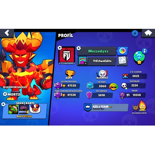  Brawl STARS hesap 2021
