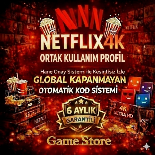  ⭐YILBAŞI ÖZEL⭐ 180 GÜN KESİNTİSİZ  İZLE ✅ Netflix 4K UHD  TV  HANE ONAYLI