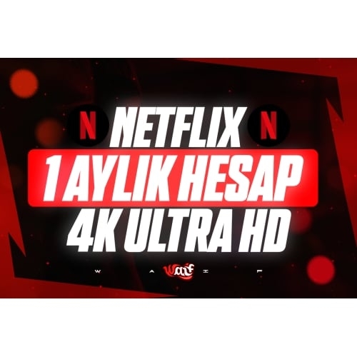 ⭐SORUNSUZ NETFLİX 4K ULTRA HD HESAP + 1 AYLIK⭐