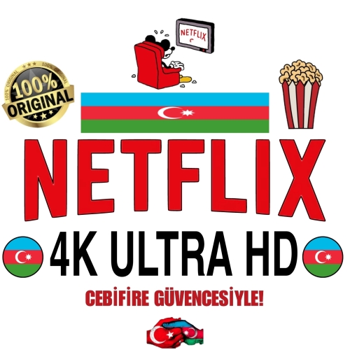  ✓AZƏRBAYCAN 4K UHD Netflix 1 AYLIQ ZƏMANƏT✓