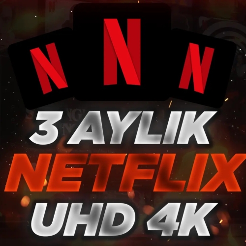  Netflix 3 aylık 4k HDR garantili hesap- Kopya