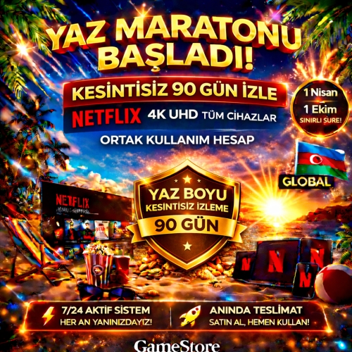  ⭐YAZ MARATONU BAŞLADI!⭐KESİNTİSİZ 90 GÜN İZLE✅Netflix 4K UHD TÜM CİHAZLAR⭐