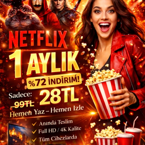  Netfilix 1 aylik 4 k güvenilir hesap
