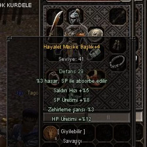  53 LEVEL 23EXP. ATI ZIRHLI FULL 5 EFSUN ZİHİNSEL YENYCERİ NİCK İLE SATILIK