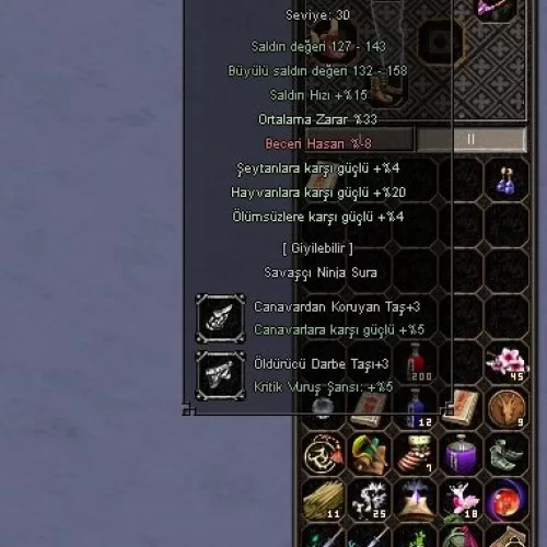  54 LEVEL SAVAŞÇI + 45 LEVEL ŞAMAN SADECE İTEMLERİNİ İNCELE