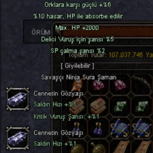 +6 cennet bılezık elit farm