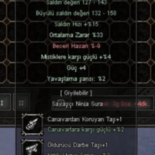  +9 DOLUNAY 33 ORT 4 GÜÇ