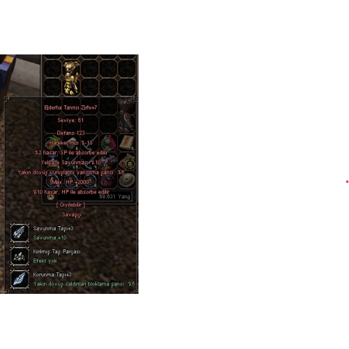  elit +7 ejderha tanrısı zırh