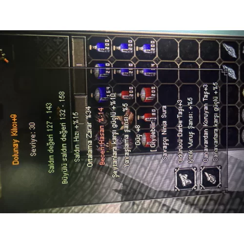 +9 dolunay 34 ort 8 güç 10 seytan 5 yavaşlatma