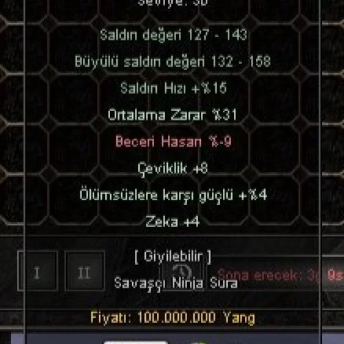  +9 DOLUNAY 31 ORT 8 ÇEVİK 4 ZEKA