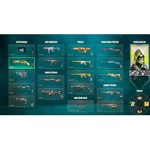 Valorant Şampiyon Setli - Premium  Koleksiyon