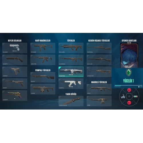 6 SKİNS TR HESABI NEPTUM VANDAL İON PHANTOM 101 LV MAİLLİ MAİNLİK HESAP ACC