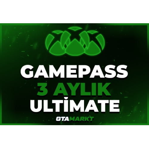  ⭐Xbox Gamepass Ultimate 3 AYLIK + Garanti⭐