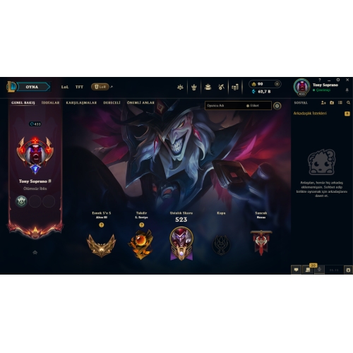  Tr main hesabım