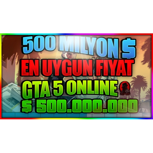  PS5-PS4 GTA 5 ONLİNE 500.000.000 DOLAR