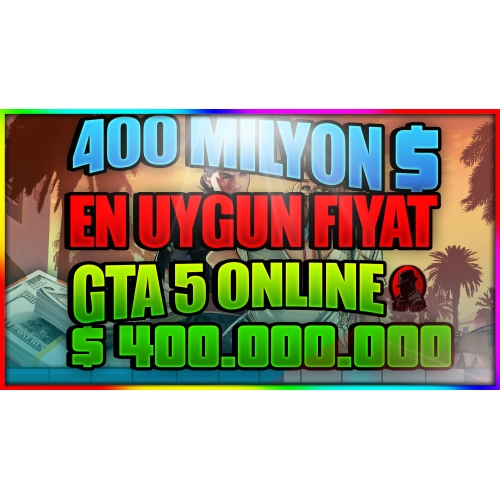  PS5-PS4 GTA 5 ONLİNE 400.000.000 DOLAR