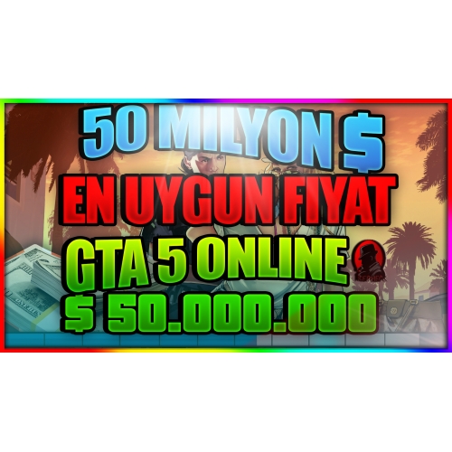  PS5-PS4 GTA 5 ONLİNE 50.000.000 DOLAR