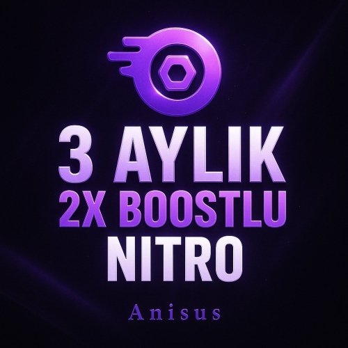  ⭐3 AYLIK Discord Nitro 2X BOOST