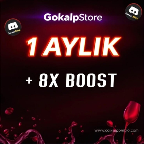  1 AYLIK 8X BOOST DİSCORD