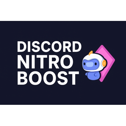  +14 DISCORD BOOST  Anında teslimat +1 Hafta