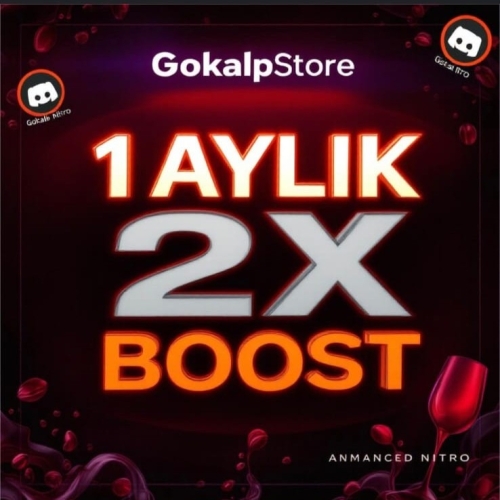  1 AYLIK 2X BOOST DİSCORD