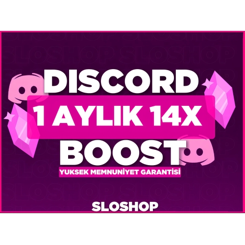  1 AYLIK 14X BOOST STOK VAR