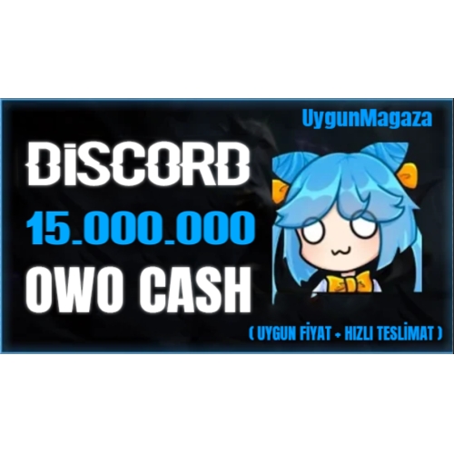 ANINDA TESLİMAT 15M OWO CASH