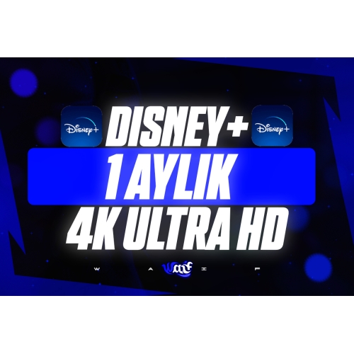  ⭐4K Ultra HD Disney Plus 1 Aylık Hesap