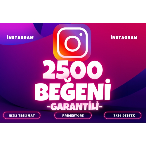  ✨GERÇEK İNSTAGRAM 2500 BEĞENİ✨