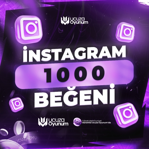  ⚡ ÇALIŞIYOR - Instagram 1.000 Beğeni - Premium Servis