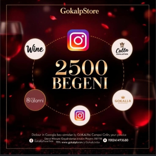  2500 BEĞENİ INSTAGRAM