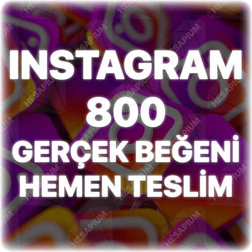 Instagram 800 Gerçek Beğeni - Keşfet Etkili