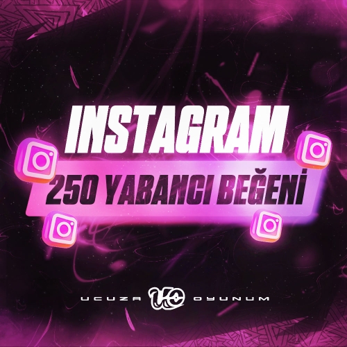  ⚡ ÇALIŞIYOR - 250 Adet İnstagram Yabancı Beğeni
