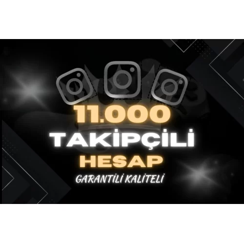  ✅ 11000 TAKİPÇİLİ İNSTAGRAM HESAP