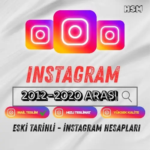  ⭐️ 2012-2020 Eski Tarihli İnst Hesapları⭐️