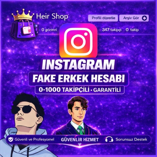 ⭐ PROFESYONEL FAKE ERKEK HESABI ⭐