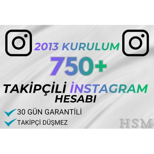 2013 KURULUM - 750+ TAKİPÇİLİ - GARANTİLİ