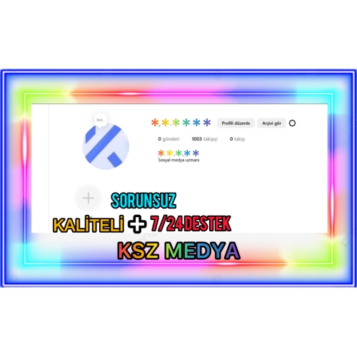 İnstagram 1K Gerçek Takipçili Hesaplar KALİTELİ