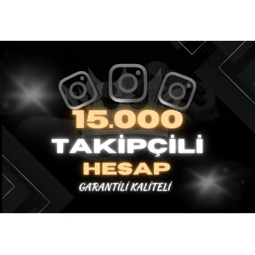  ✅ 15000 TAKİPÇİLİ İNSTAGRAM HESAP