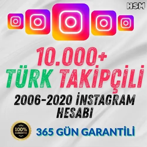 ⭐️2006-2020⭐️TÜRK KADIN+10.000 TAKİPÇİLİ HESAP İNST⭐️