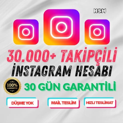  ⭐️ 2013++30.000 TAKİPÇİLİ HESAP İNST⭐️