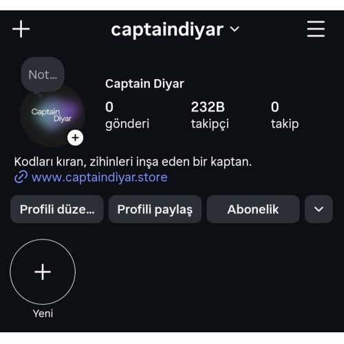 232 BİN TAKİPÇİLİ INSTAGRAM HESABI